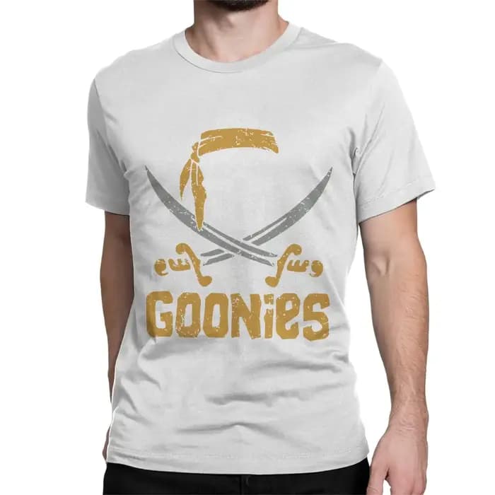 The Goonies Skull série TV T-Shirts pour hommes femmes drôle pur coton t-shirt col rond à manches courtes
