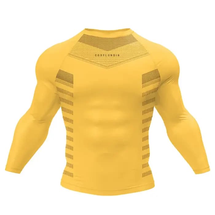 Cody Lundin vêtements de Compression hommes musculation Sport T-shirt chemise à séchage rapide