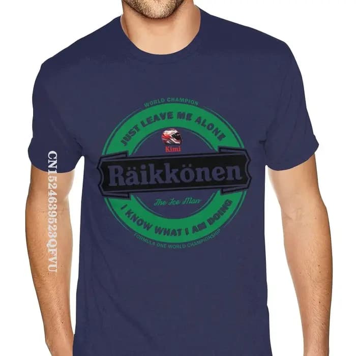 Kimi Raikkonen – t-shirt surdimensionné pour hommes et femmes, avec Photo, Logo personnalisé, Style