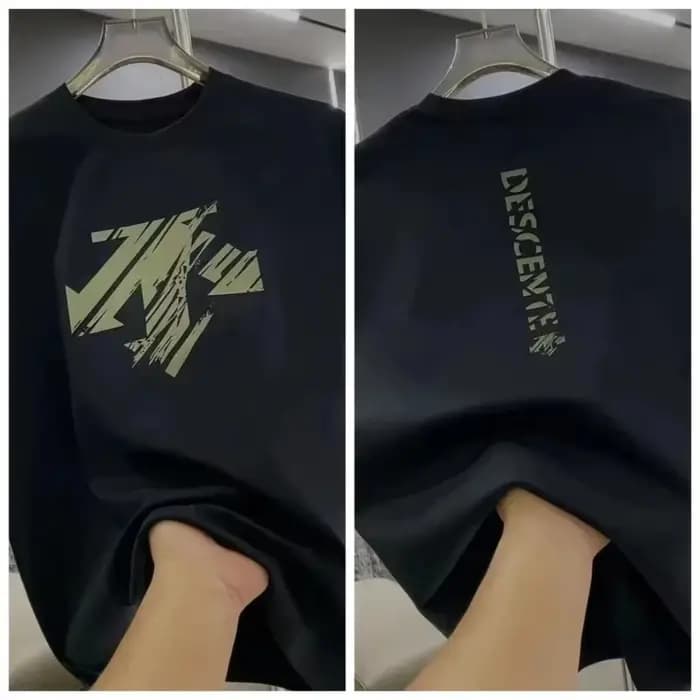 T-shirt imprimé de marque tendance pour homme, collection été 2026, hauts pour hommes, t-shirt en coton pour femme, style hip-hop décontracté, streetwear, vêtements à manches courtes