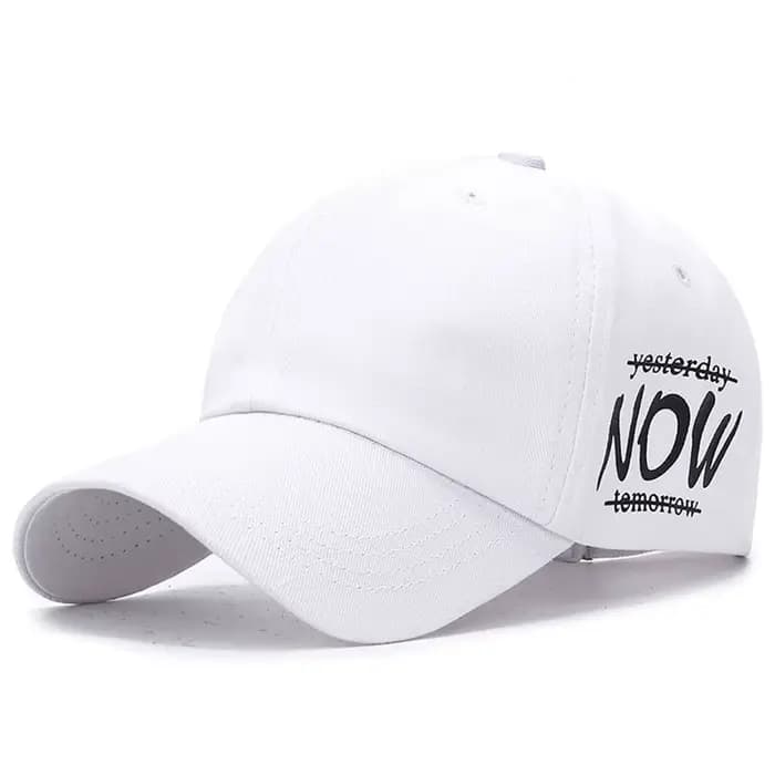 Casquette de baseball FS noire et blanche à imprimé lettres pour hommes, chapeaux d'été en coton pou