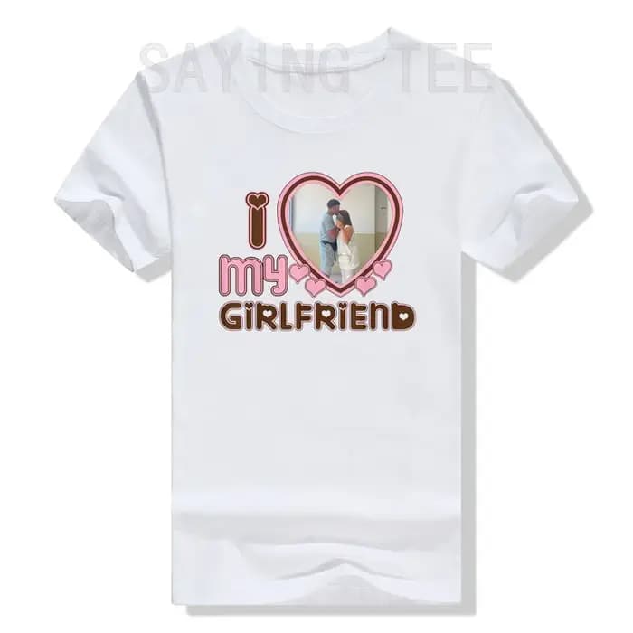 Hommes j'aime ma petite amie chemise pour vous T-Shirt petits amis