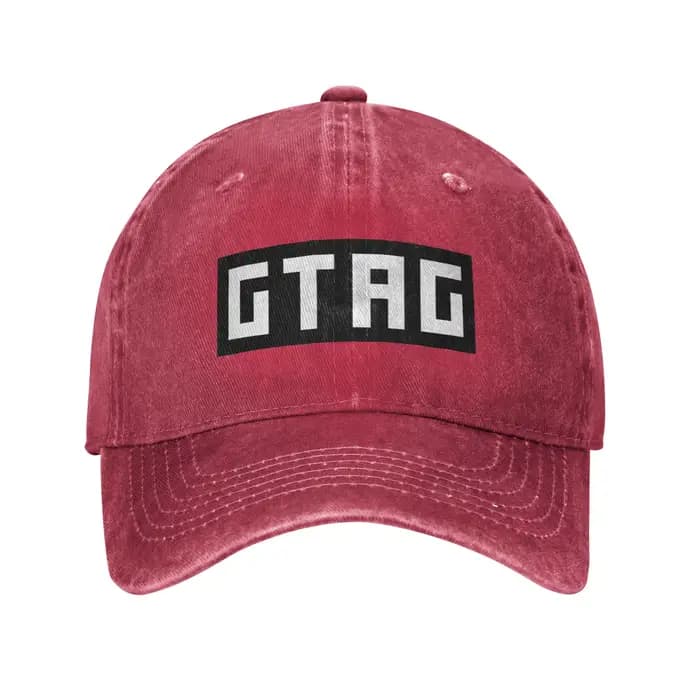 Casquette en jean décontractée avec logo non officiel Gorilla Tag "GTAG"