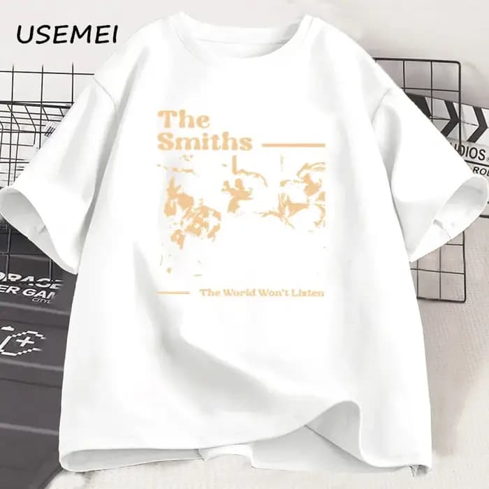 Vintage The Smiths T-Shirts hommes Hip Hop rétro années 90