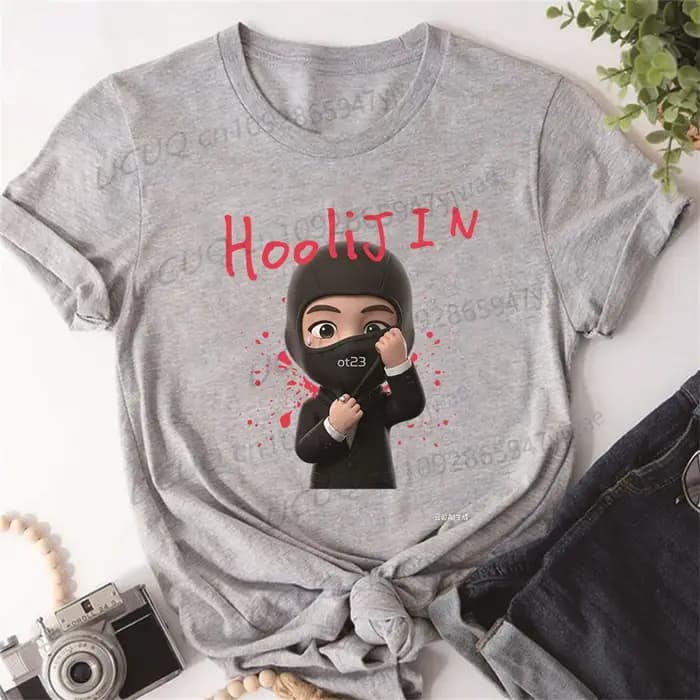 T-shirt de concert Kpop, T-shirt inspiré de Hooligan Fun, cadeau coréen pour fans Kpop, haut en coto