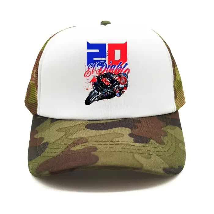 Fabio Quartararo El Diablo 20-Casquette de camionneur pour hommes et femmes