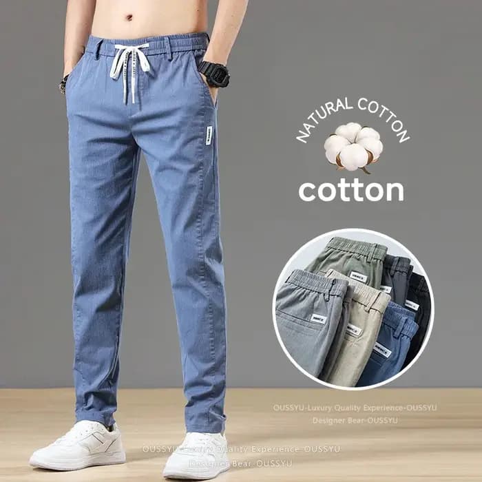 Pantalon Chino Cargo en Twill pour Homme