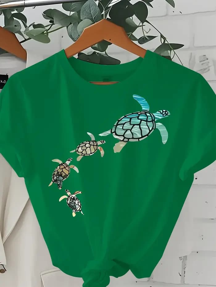 T-Shirt décontracté à manches courtes pour femmes