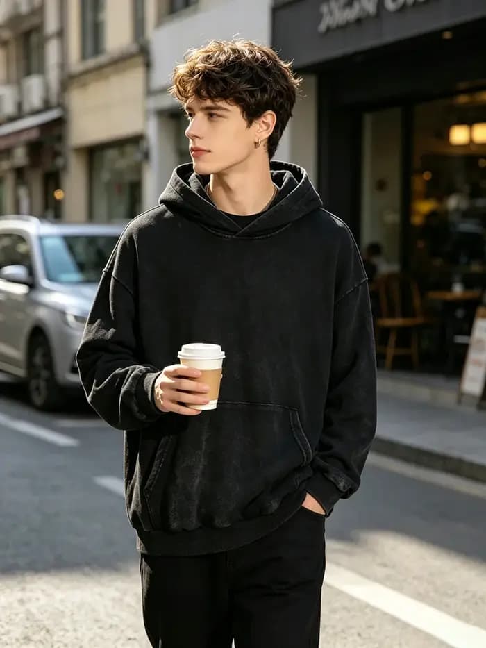 Sweat à capuche pour homme