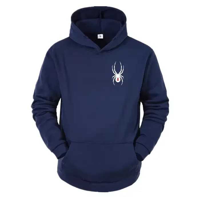 Nouveau sweat à capuche imprimé araignée automne/hiver pour homme