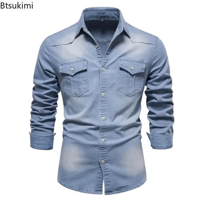 Nouvelle Chemise en Jean pour Homme