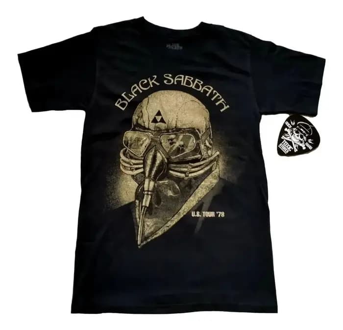 Black Sabbath Destroyer Tour 1975 Vintage Band Photo Graphic T-shirt unisexe rétro pour fans de Heav