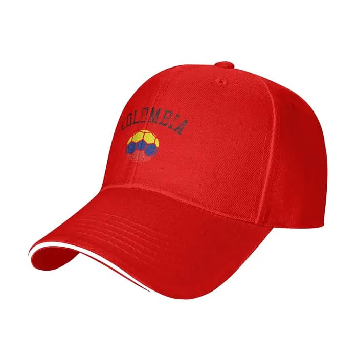 Casquette de baseball décontractée imprimée drapeau colombien
