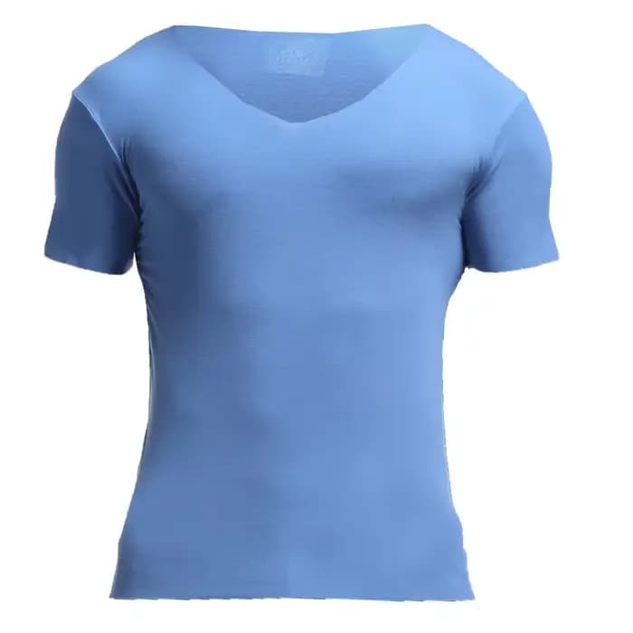 T-shirt moulant à manches mi-longues