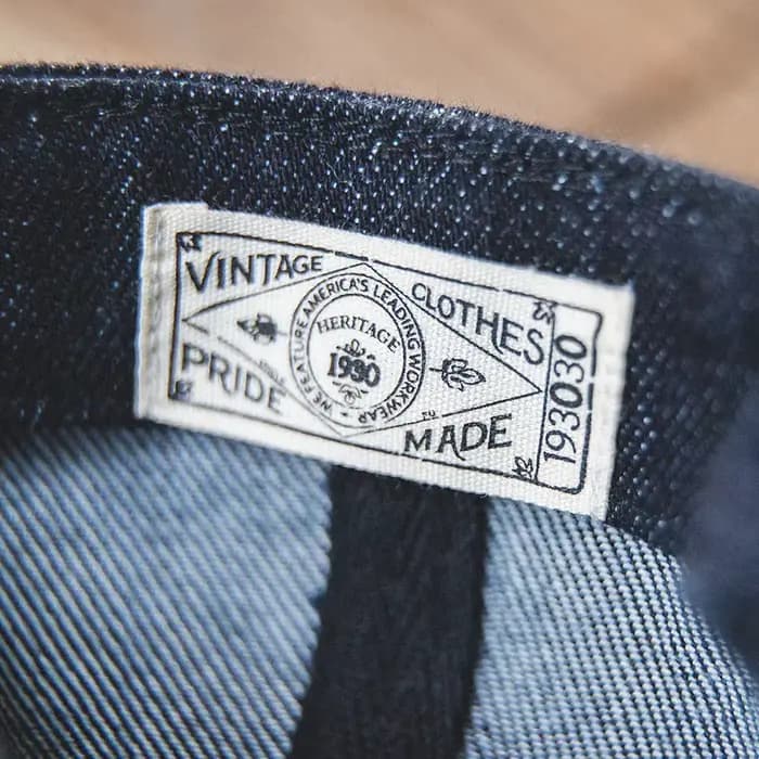 Maden surdimensionné hommes Denim casquettes de gavroche
