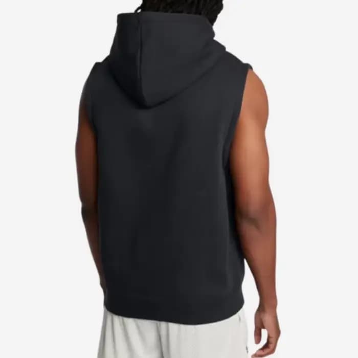 Under Armour UA Débardeur à capuche sans manches doublé en polaire pour homme