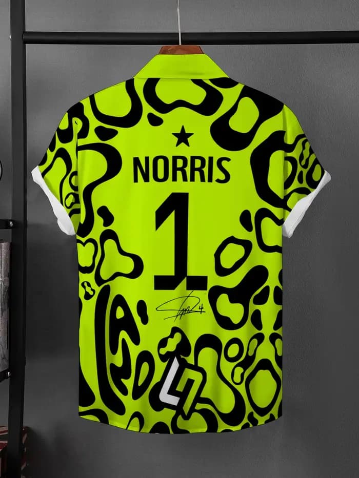 T-shirt pour Hommes Lando Norris 1 Driver Fans, Manches Courtes, Été, Nouvelle Mode 2026, Vêtements de Sport pour Hommes, T-shirts et Hauts
