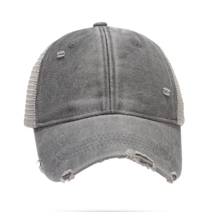 IEFB Style américain nouvelle mode casquette de Baseball en détresse hommes femmes lavé capote maille bec de canard casquettes Protection solaire en plein air 9X111