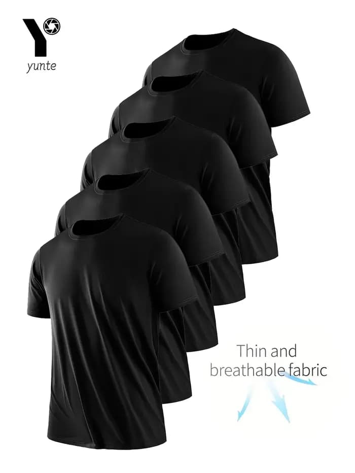 T-Shirt à Col Rond pour Homme