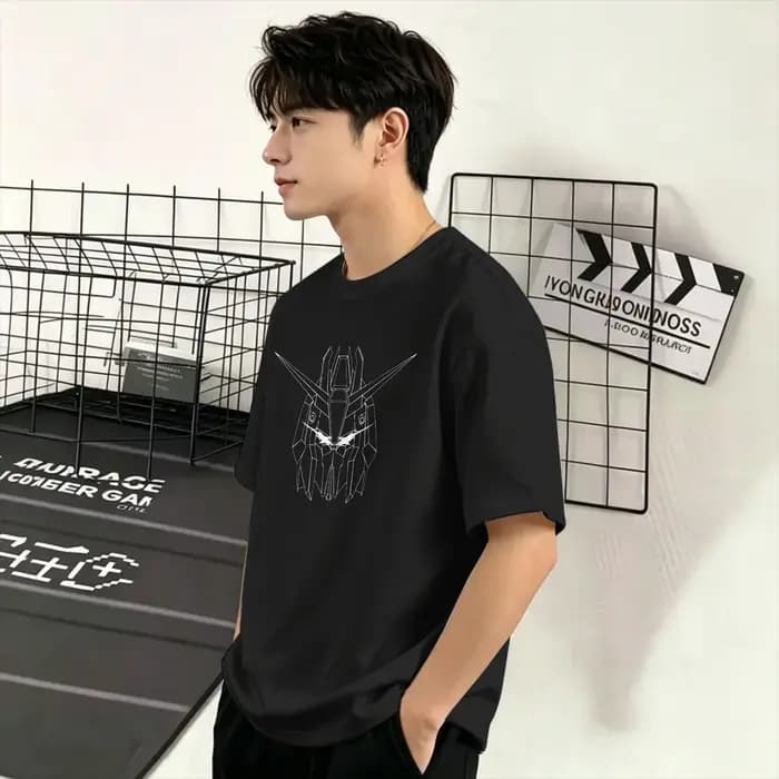 T-shirt Gundam tendance d'été pour hommes