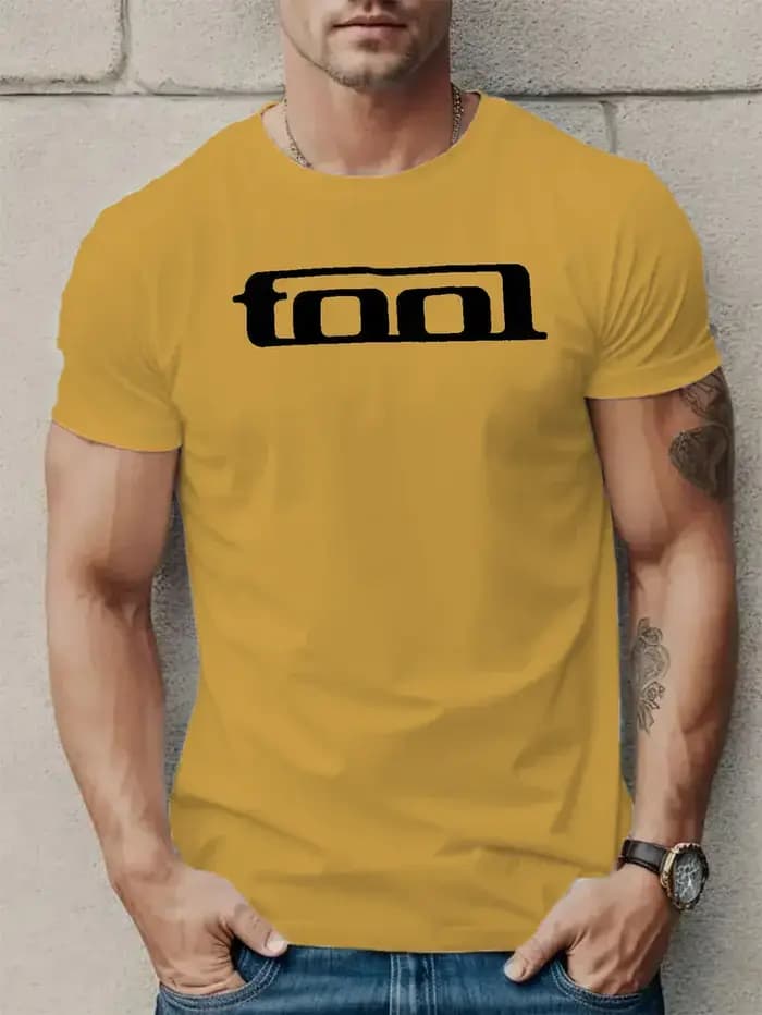 Outil imprimé T-Shirt hommes coton