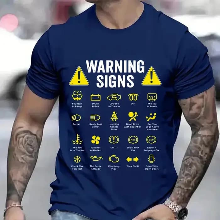 T-shirt de conduite amusant pour hommes