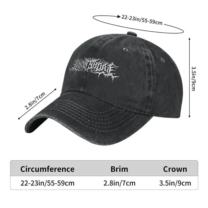 Lorna Shore Sun Casquette de baseball Deadcore Band Hommes Femmes Design Chapeau de camionneur Été Classique Tennis