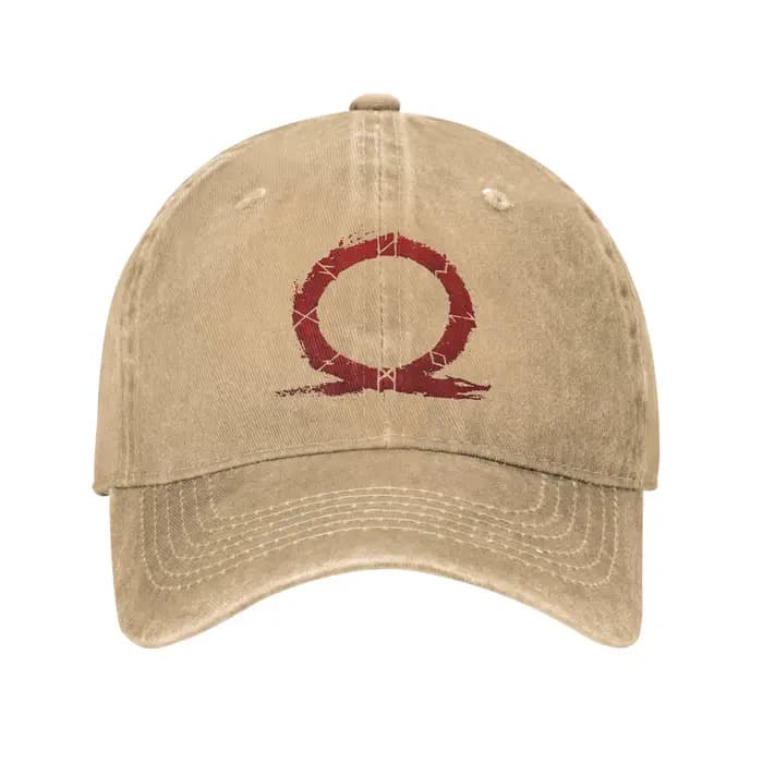 Casquette de baseball God of War - Omega dhurafudrwq en jean délavé