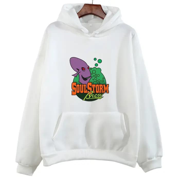 Oddworld-Sweat à capuche avec impression graphique