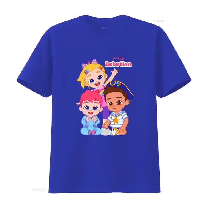 Bebefinn Siblings T-shirt vintage délavé respirant décontracté à motif graphique unisexe, haut doux