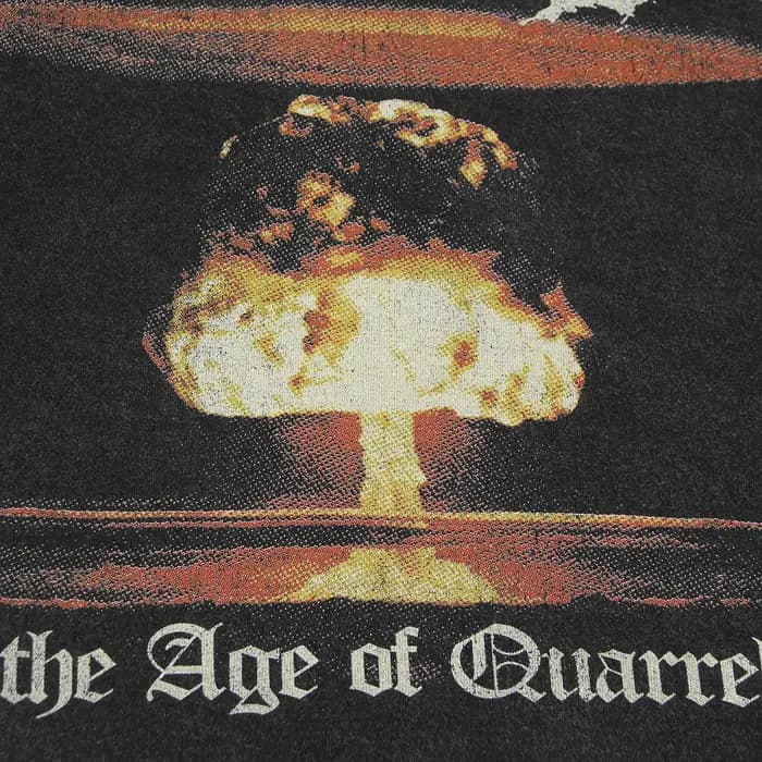 Cro-Mags t-shirt l'âge du quarrel Hardcore Punk Thrash Corrosion de la Conformité lavé manches longues hommes coton imprimé chemise