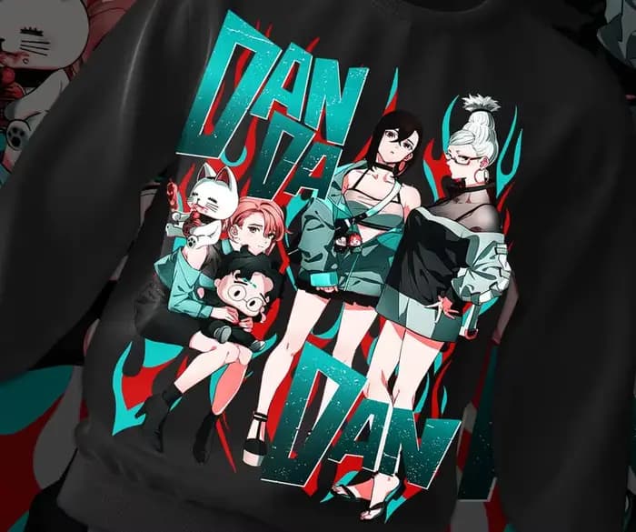 T-Shirt Dandadan SeATM Ayase, Cosplay Momo Anime, Cadeau Exclusif