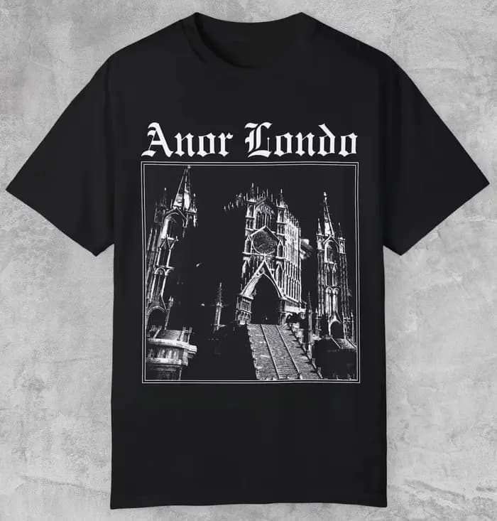 T-shirt inspiré de Dark Souls Anor Londo 2026 – Coton d'été pour hommes et femmes – Hauts décontract