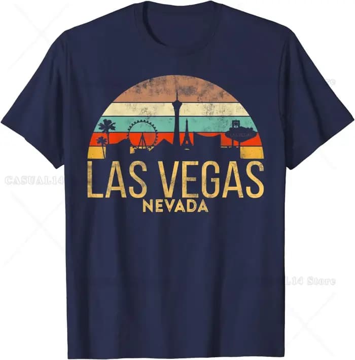 T-shirt vintage TolVEGAS pour hommes et femmes