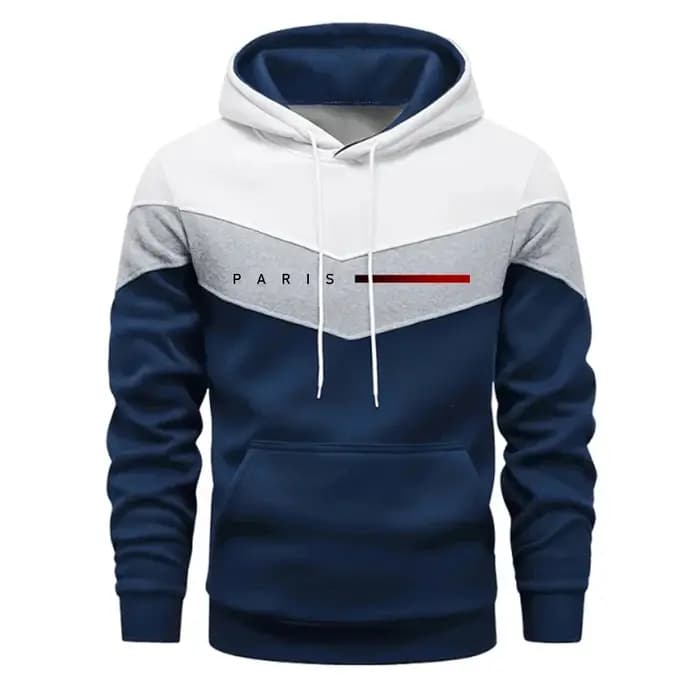 Sweat-shirt tricolore pour hommes
