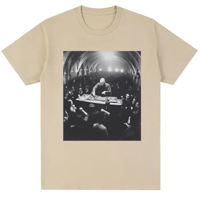 Drôle Dj Dark Lord Meme graphique T-shirt assistant Rave fête mode Vintage t-shirts hommes femmes en vrac coton