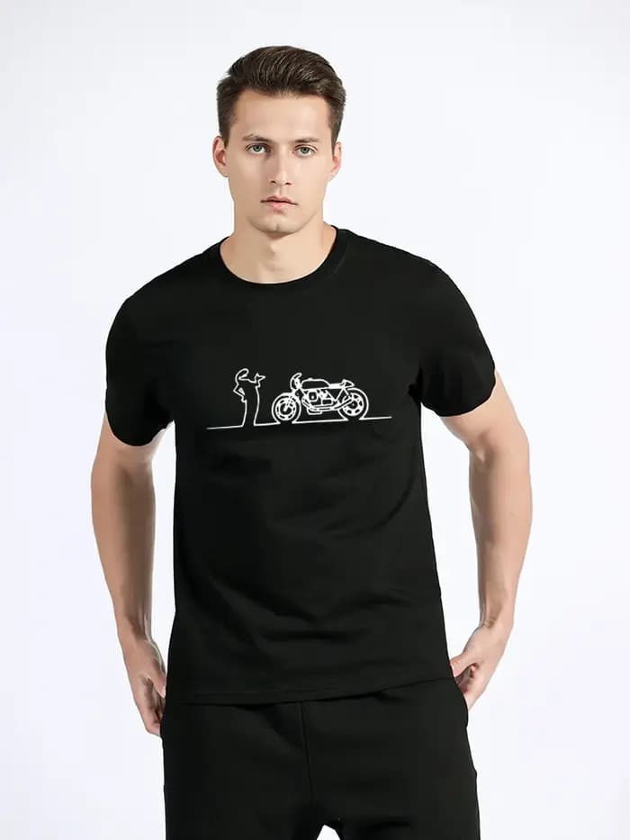 Hommes femmes Moto La Linea Nomads T-Shirt Lineman série TV vêtements coton t-shirts