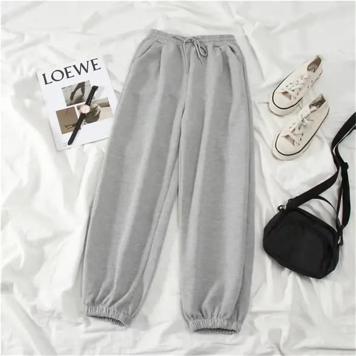 Pantalon de survêtement gris unisexe
