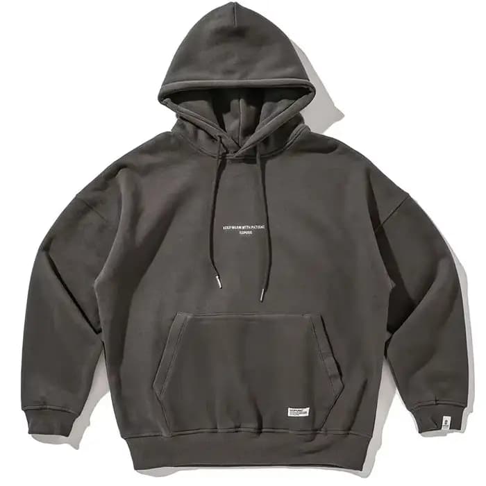 Sweat-shirt à capuche vert pour hommes