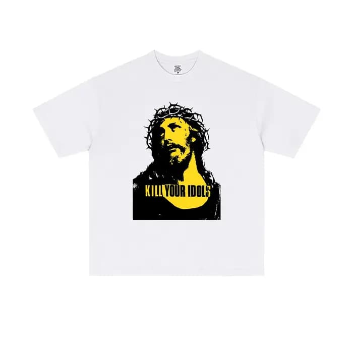 Offre spéciale tuer votre idole même Style graphique T-shirts hommes femmes rétro gothique Rock métal