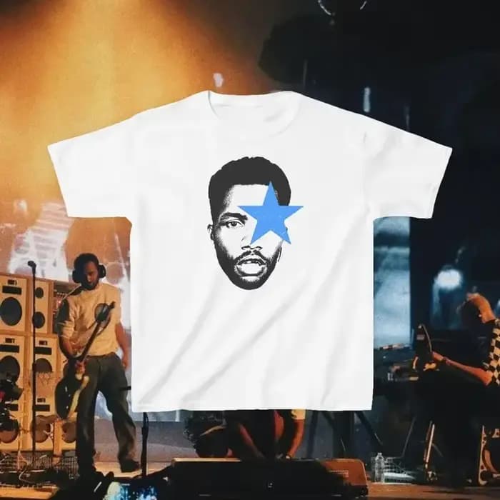 Rappeur Frank rétro graphique t-shirt hommes femmes Hip Hop océan Album vêtements T-Shirts Y2k unisexe blond mode