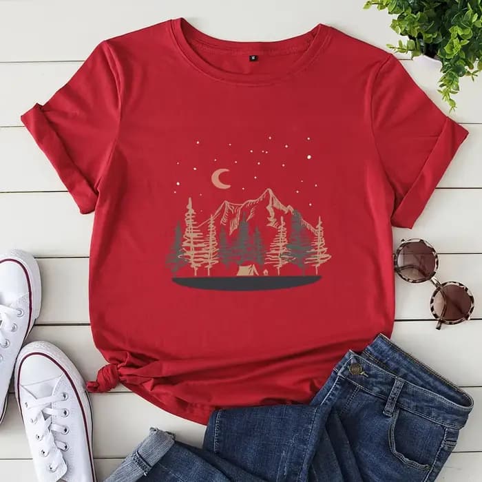 T-shirt manches courtes femme