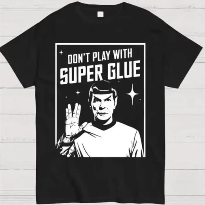 Nouveau T-shirt humoristique 2026 « Ne plaisantez pas avec la super colle » Star Trek pour homme, en