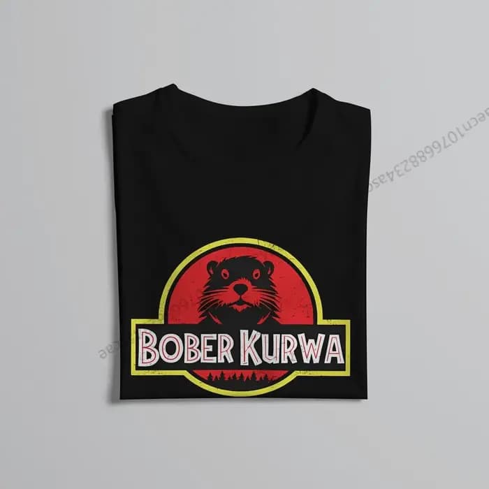 Bober Kurwa t-shirt graphique hommes hauts Vintage été coton Streetwear