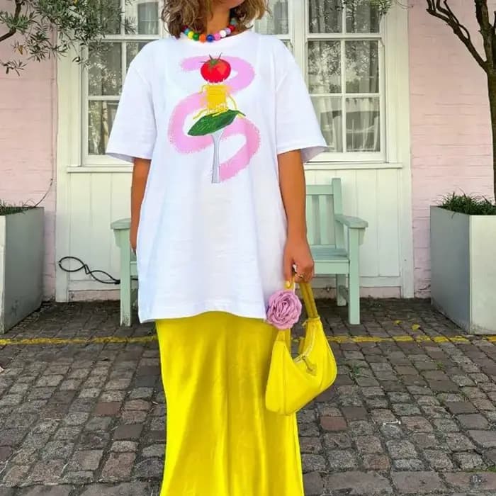 T-Shirt imprimé Vintage pour femmes