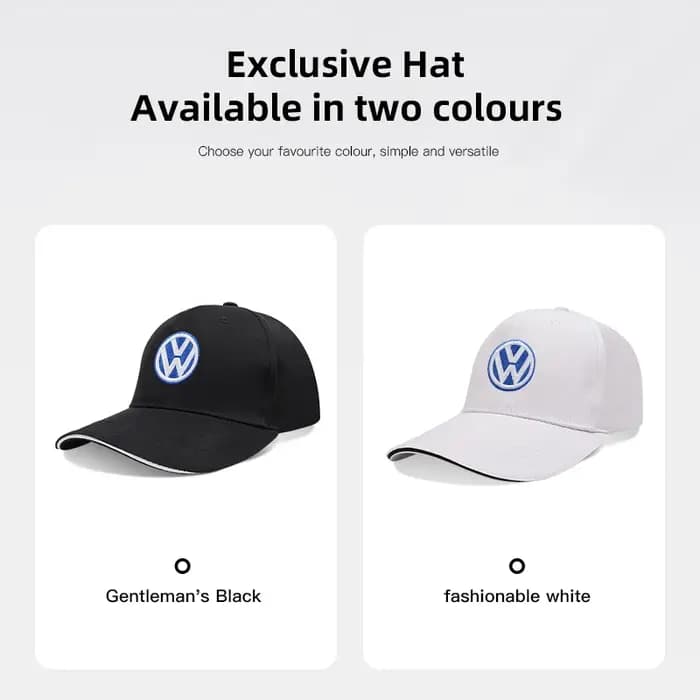 Casquette de baseball avec logo de voiture Volkswagen