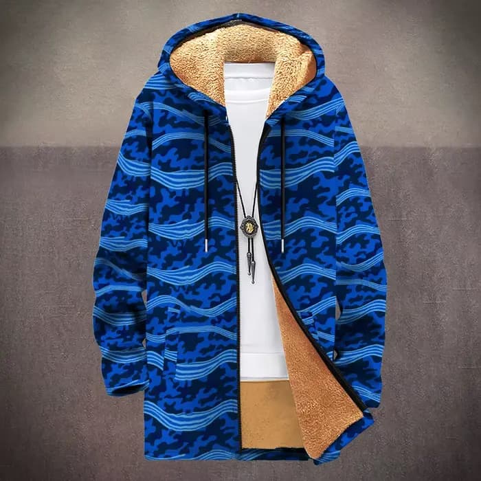 Vestes à capuche doublées de polaire de Camouflage confortables d'hiver manteaux de Style tactique chaud fausse fourrure Camping en plein air décontracté Streetwear mode