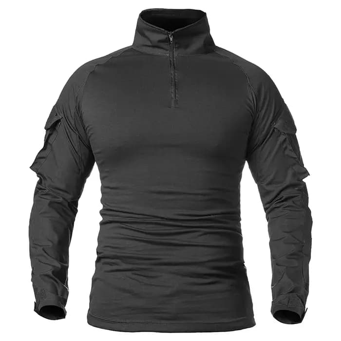 Hommes armée américaine tactique Multicam militaire Combat noir T-Shirt à manches longues CP Camouflage Airsoft chemises Camping chasse vêtements
