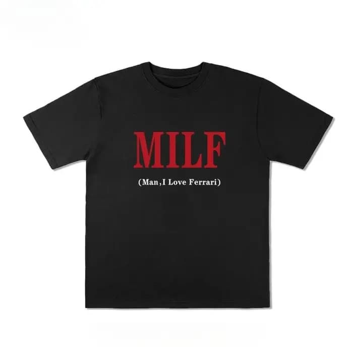 MAN I LOVE FERRARO - T-shirt drôle à manches courtes en anglais