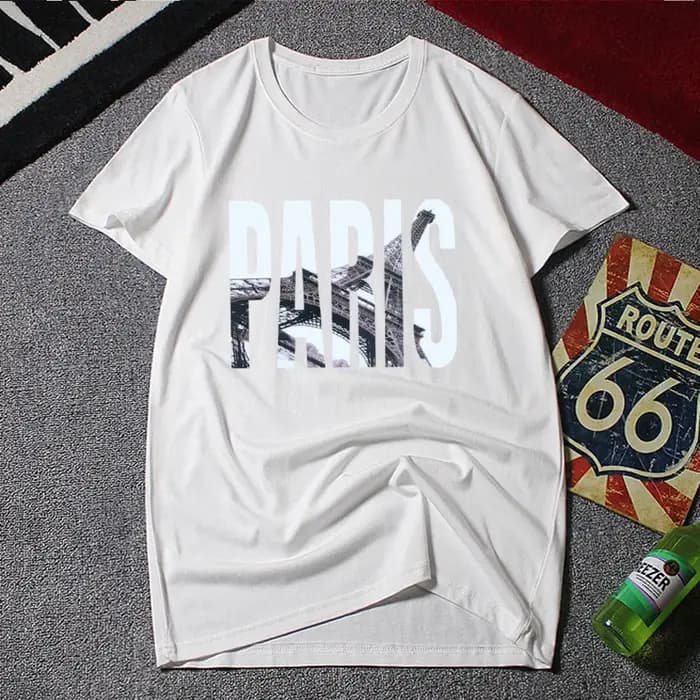 T-Shirt Blanc à Manches Courtes et Col Rond pour Homme, Grande Taille 5XL 6XL 7XL 8XL 9XL 10XL 11XL